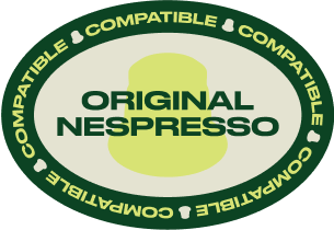 Original Nespresso compatible badge